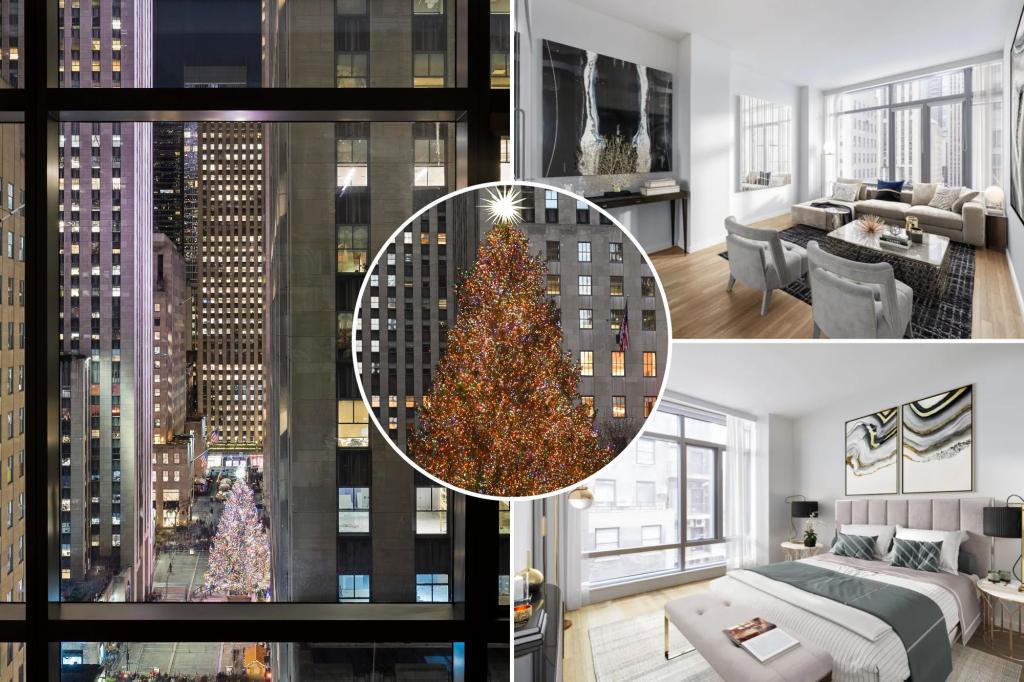 Exclusive | This $1.25 million NYC condo boasts unparalleled views of the city's most popular Christmas attraction